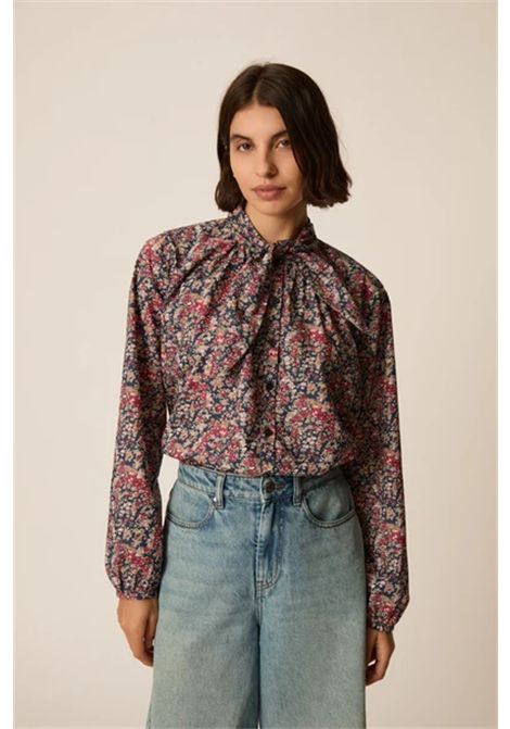 Des Petits Hauts Women's Rainbow Taya Liberty Floral Print Cotton Blouse Des Petits Hauts |  | 1H260442IM331